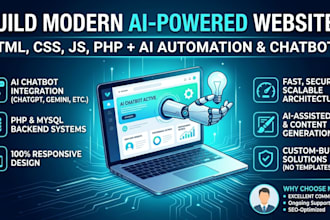 create full stack web application development