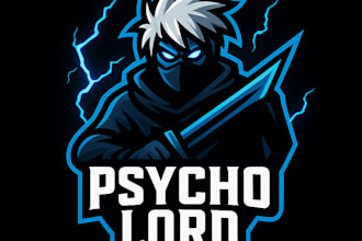 design a powerful and creative logo for gamers and streamers