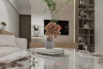do 3d modelling, interior design and realistic 3d rendering using enscape