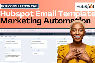 setup hubspot crm email template, website hubspot marketing automtion expert ghl