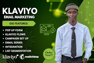 setup klaviyo email marketing automations and campaigns