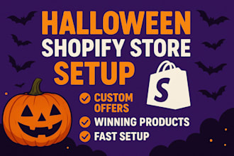 create a high converting halloween shopify store with offers and designs