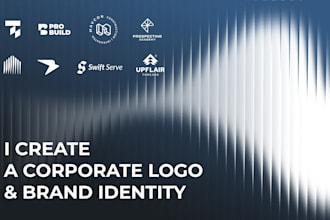 design a professional corporate logo with brand design