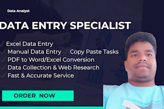 perform accurate, high quality data entry