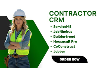 contractor CRM coconstruct housecall pro jobber servicem8 jobnimbus buildertrend