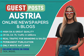 guest posts in austria site high da, traffic, google indexed