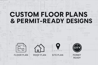 make a site plan, plot plan, or floor plan for permit fast