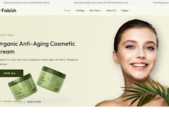 design skincare shopify store