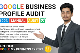 audit your google my business profile and give actionable steps for top ranking