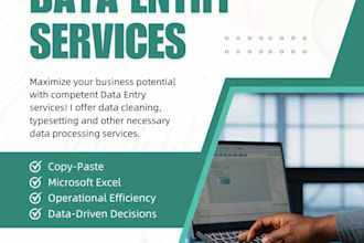 perform accurate data entry and transcription services