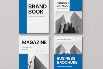 design professional brandbook,product catalogue,mazagine, lookbook for business