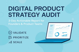 review your product or mvp and deliver a clear 3 day action plan