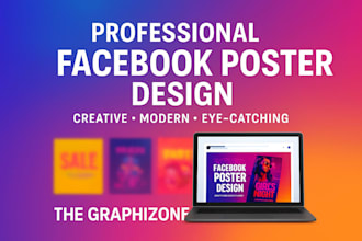 design professional facebook ad poster for your brand