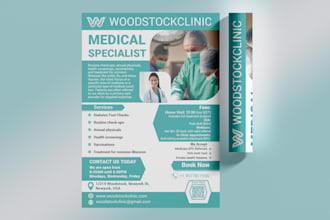 make professional business flyer for your company