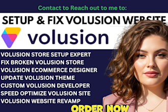 setup fix and update volusion store for ecommerce business