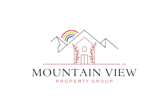 do modern home, property, real estate and mortgage logo design