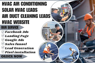 generate hvac air conditioning leads solar hvac leads air duct cleaning leads