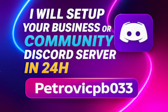 setup your business or community discord server fast