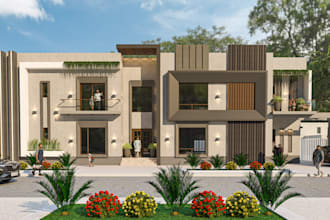 do 3d exterior design, interior design, 3d rendering
