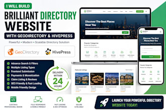 build brilliant directory, geodirectory website, directory website