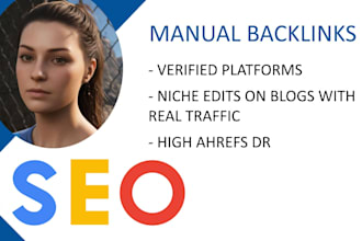 do manual SEO backlinks campaign with optimized keywords