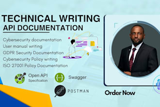 create professional API and cybersecurity documentation for your organization