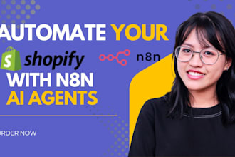 build smart n8n ai automations zapier integrations for shopify store