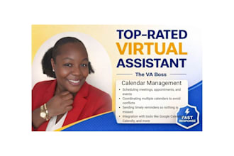 be your virtual assistant l calendar and scheduling support