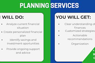 create a personalized financial plan