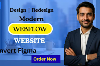 expertly build design or redesign an interactive webflow website developer