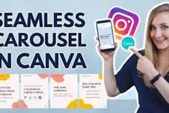 design canva templates, reels, carousels for instagram