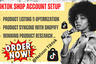 tiktok shop,35k tik tok dropshipping shop, tik tok optimization