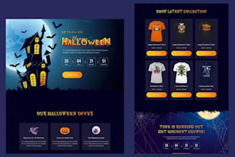 create halloween store halloween website black friday chritmas shopify store