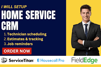 home service crm servicetitan fusion jobber housecallpro fieldedge mhelpdesk