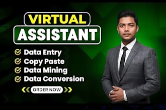 be your data entry operator