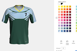 design 3d model and build custom product configurators for jerseys or furnitures