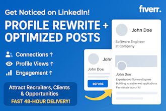 design your linkedin profile for job offers and visibility