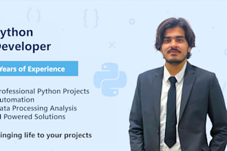 do python project, script, scraper, automation, chatbot, ai