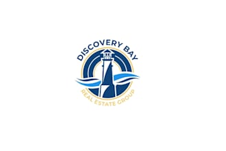 design luxury waterfront real estate logo