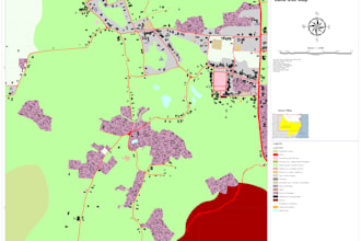 do professional gis digitization and mapping in arcgis or qgis