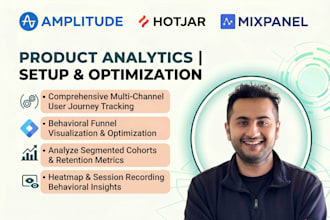 set up your amplitude, hotjar, mixpanel product analytics