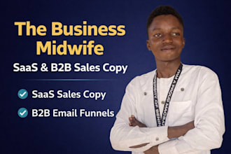 write high converting saas sales copy or b2b email sequences