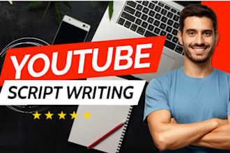 write and research a script for your youtube video, script writing, video script