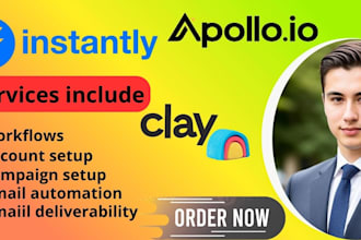 setup  apollo and instantly ai tools to boost your email marketing