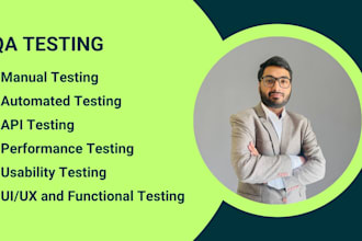 do manual and automated QA testing