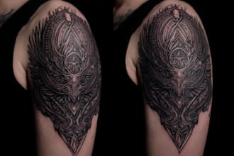 design a custom tribal tattoo and ornamental prints
