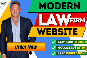 design attorney, lawyer and law firm wordpress website