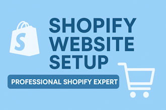 setup a basic shopify website