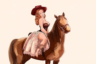 design custom cartoon character