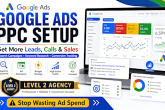 build google ads campaigns to get leads, calls and sales